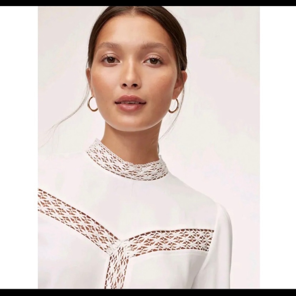 White Wilfred Delaney Blouse From Aritzia